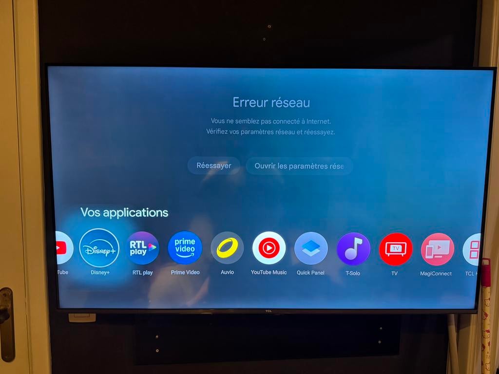 Tv tcl 55 pouce, Enlèvement, Utilisé