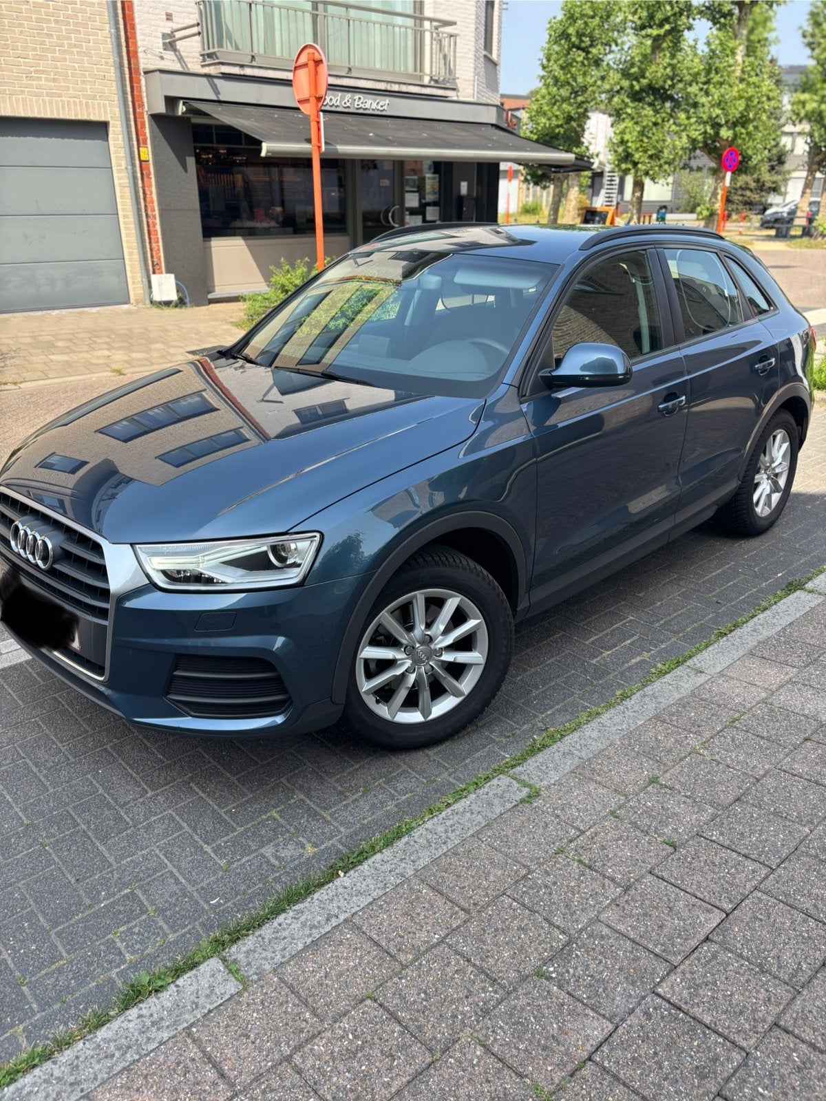 Audi Q3 1.4 TFSI Automaat, Auto's, Audi, Automaat, Dealer onderhouden, 4 cilinders, Blauw