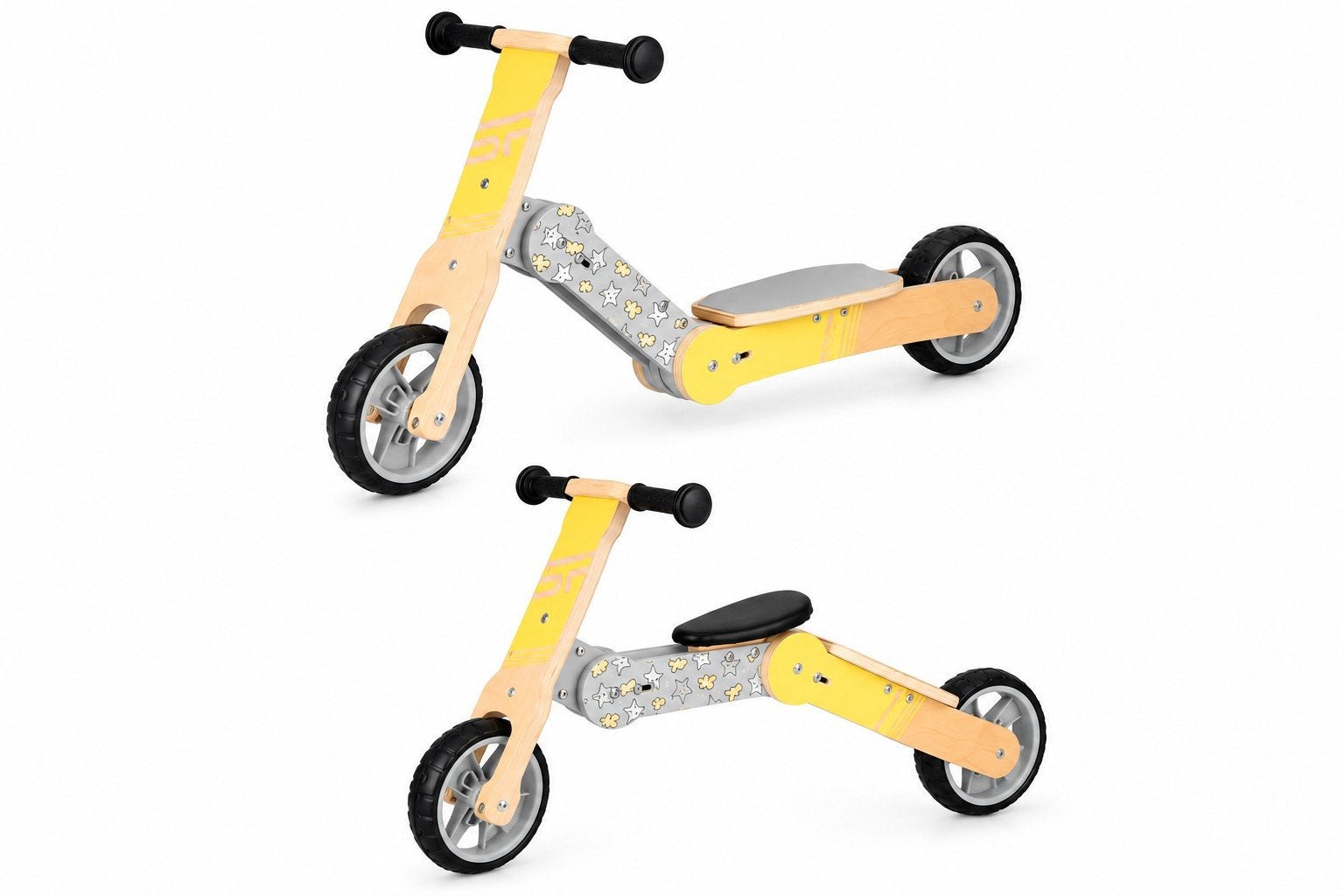 Spokey Houten 2-in-1 Loopfiets & Step – Verstelbaar (Nieuw), Kinderen en Baby's, Ophalen, Nieuw, Loopfiets