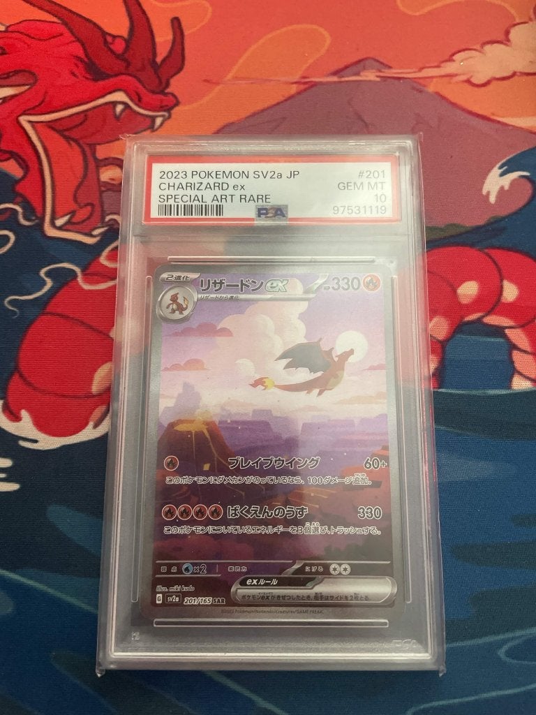 Charizard ex Japans #201 PSA10, Enlèvement, Neuf, Cartes en vrac, Foil