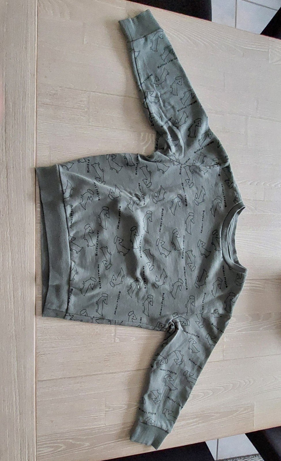 groene sweater, maat 116, bristol, Ophalen, Overige typen, Zo goed als nieuw, Jongen