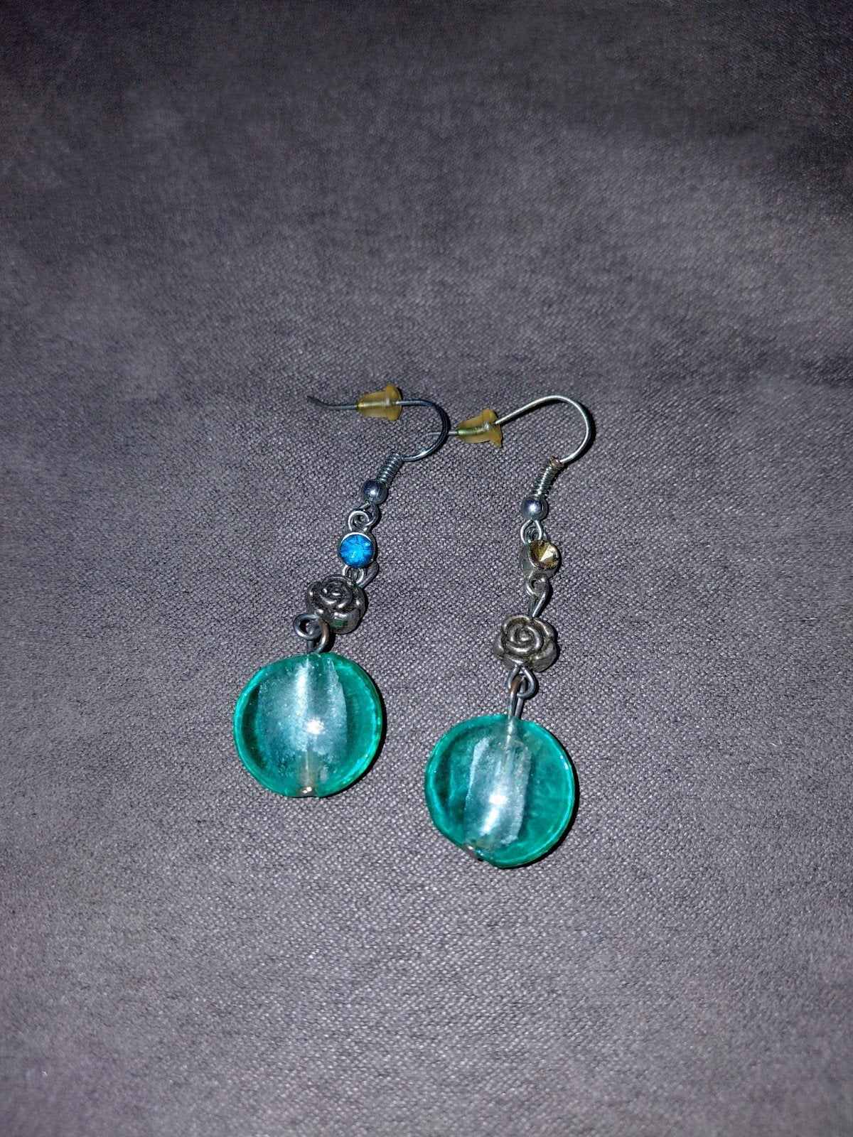 boucles d'oreilles, Bijoux, Sacs & Beauté, Enlèvement, Bleu