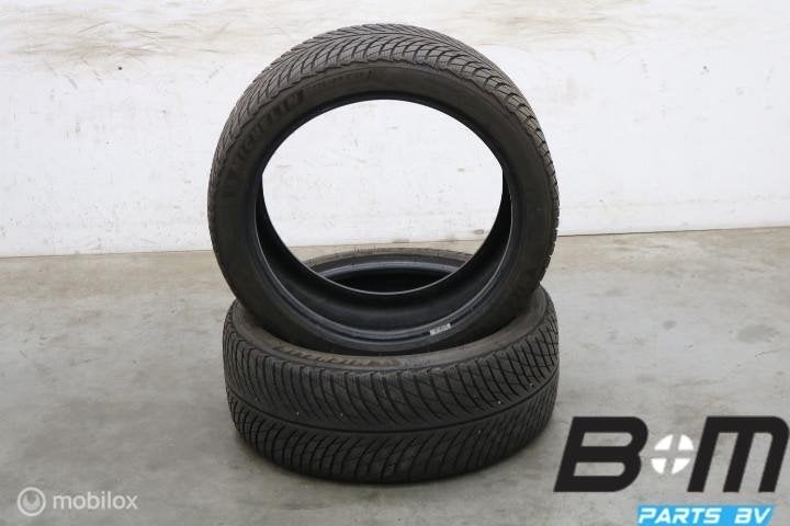 2 x 2254018 92W Michelin Pilot Alpin 5 met 5.5mm 225 40 18, Auto-onderdelen, Banden en Velgen, 18 inch, Gebruikt, Winterbanden