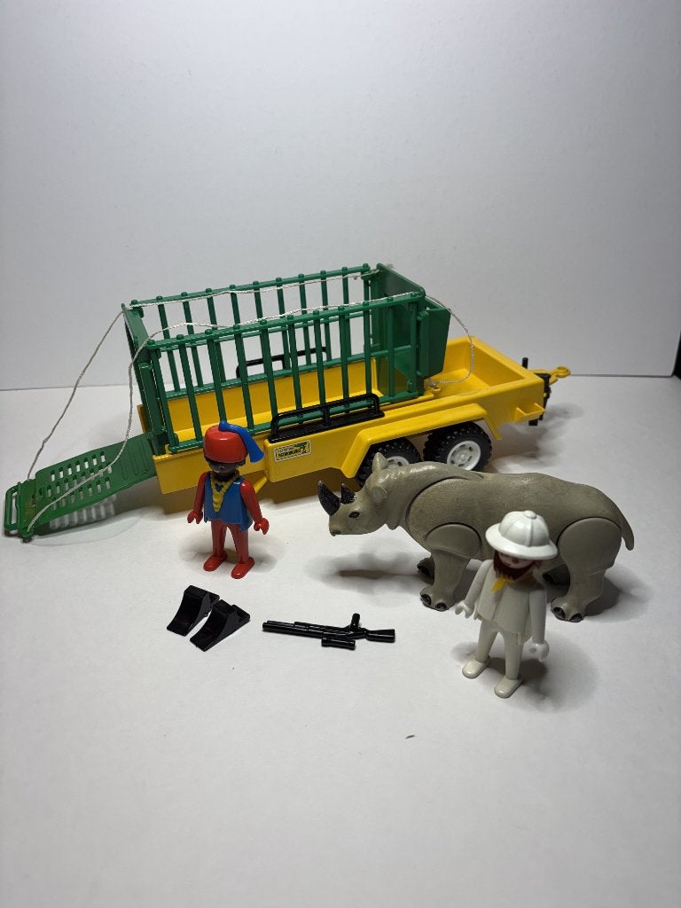 Remorque Playmobil 3529 Safari 1980, Enfants & Bébés, Enlèvement ou Envoi, Autres séries, Kit complet, Utilisé