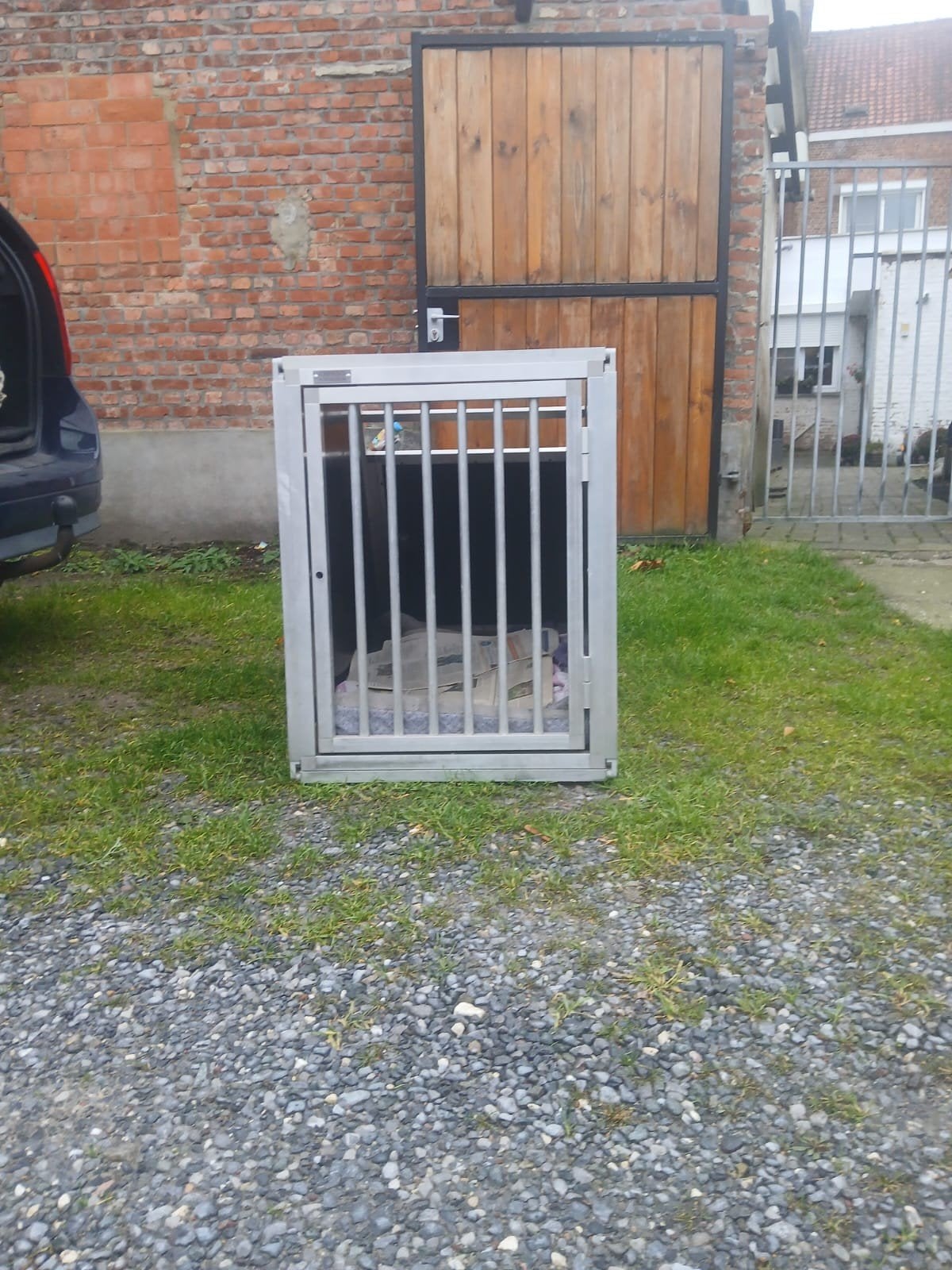 autobench hond, Dieren en Toebehoren, Ophalen, Gebruikt, 65 tot 100 cm, Hondenhok