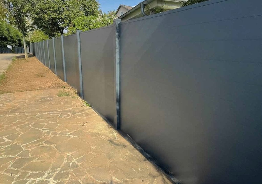 Luxe schutting 200-192 Aluminium incl plaatsing, Tuin en Terras, Ophalen, Nieuw, Aluminium, 1 tot 2 meter