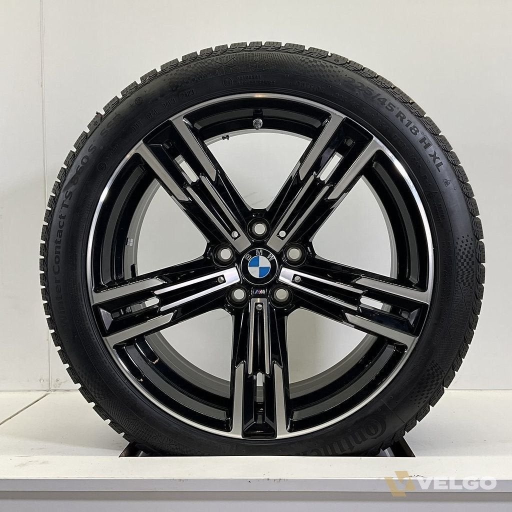 BMW 2, 3 EN 4 SERIE SET VELGEN + WINTERBANDEN 18 INCH ORIG., Auto-onderdelen, 18 inch, Gebruikt, -, -