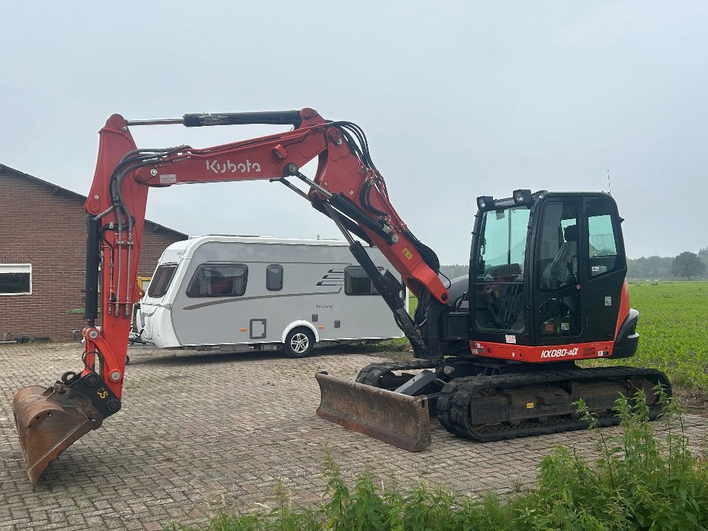 Kubota Kx080-4a, Enlèvement, Excavatrice