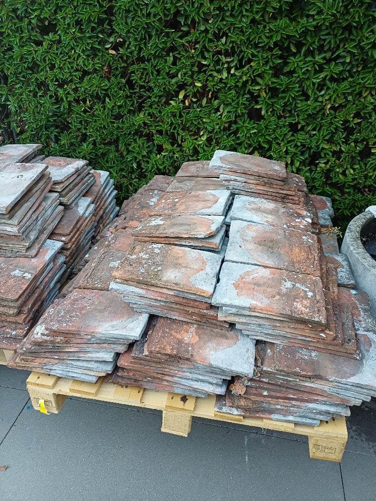 Rustieke terracotta tegelpannen VERKOCHT, Ophalen, Gebruikt, Dakpannen, Overige kleuren