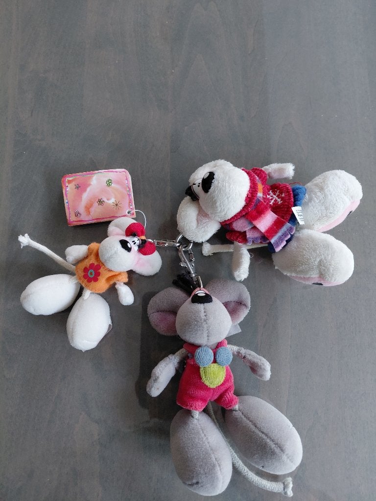 Diddl knuffel sleutelhangers, Ophalen, Zo goed als nieuw