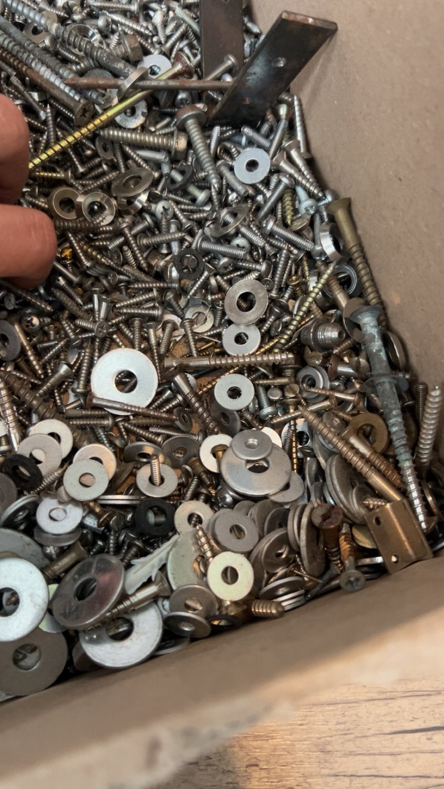Bevestegingsmiddelen nodig, Doe-het-zelf en Bouw, IJzerwaren en Bevestigingsmiddelen, Ophalen, Gebruikt, Schroeven, Inox