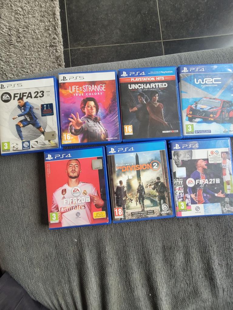 Verschillende ps4 en ps5 spellen, Ophalen