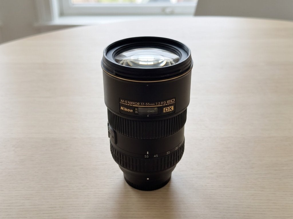 Nikon AF-S Nikkor 17-55 mm f/2.8G ED DX, monture F, TV, Hi-fi & Vidéo, Lentille standard, Nikon, Enlèvement, Utilisé