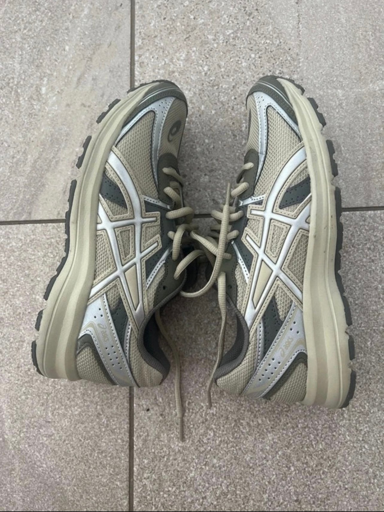 Sneakers van Asics, Kleding | Dames, Ophalen of Verzenden, Zo goed als nieuw, Sneakers, Groen