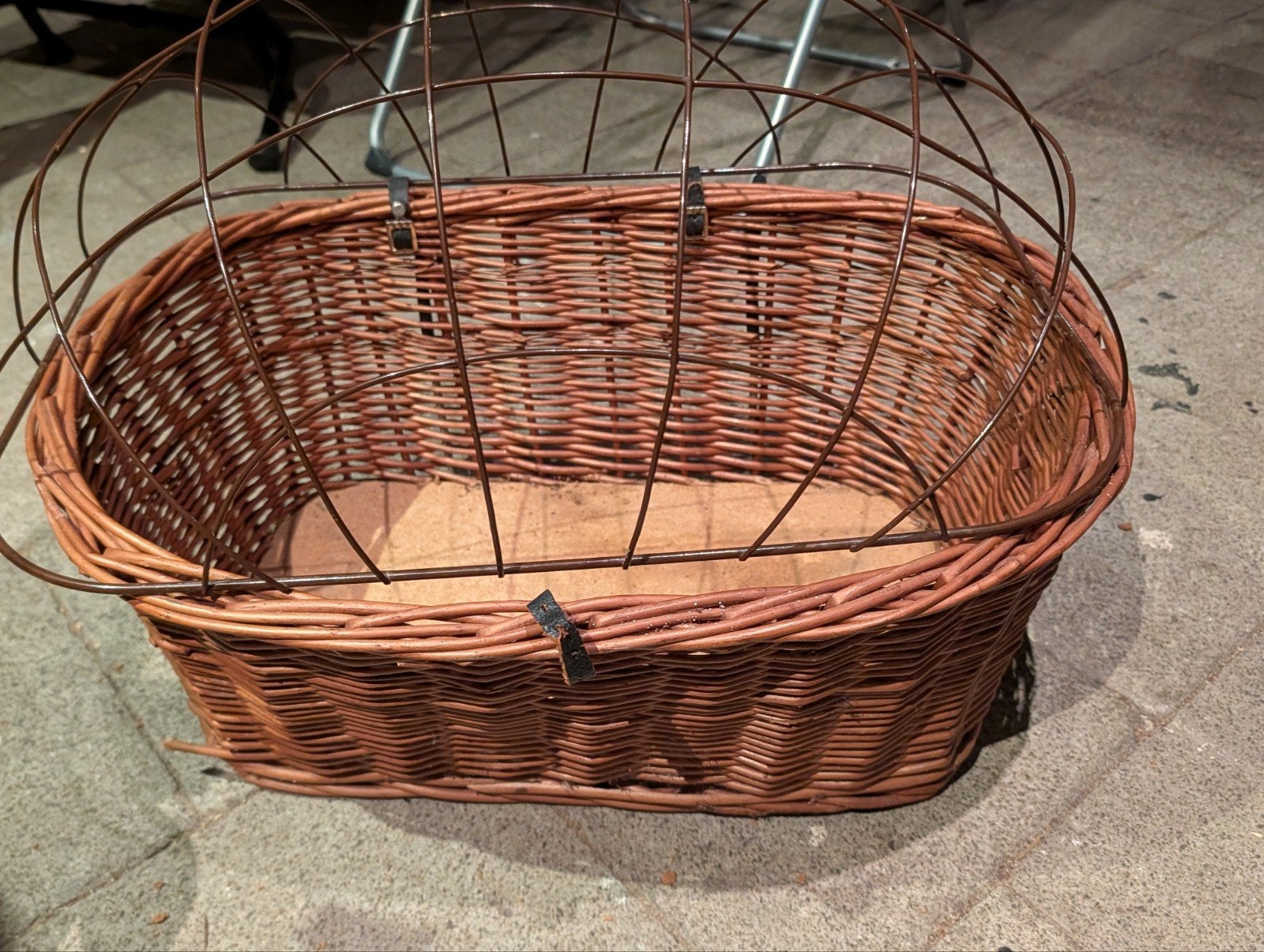 Rieten fietsmand (hond), Vélos & Vélomoteurs, Enlèvement, Panier de vélo