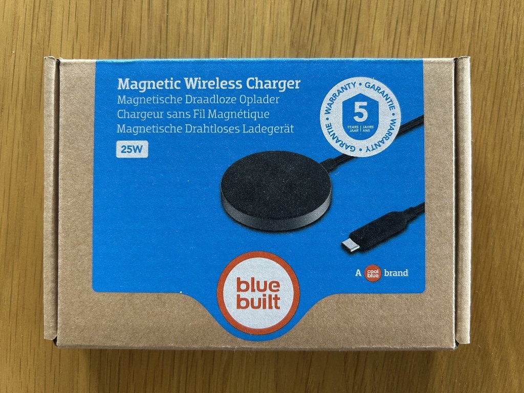 Draadloze gsm lader 25w NIEUW, Télécoms, Neuf, USB-C, Enlèvement ou Envoi, Autres marques