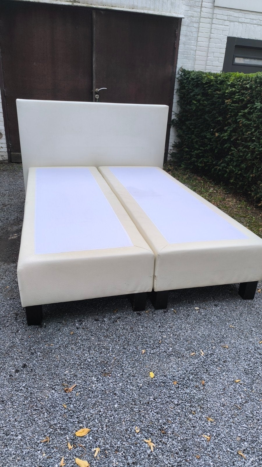 Boxspring 140x200 cm, Maison & Meubles, Queen size, 140 cm, Enlèvement, Utilisé