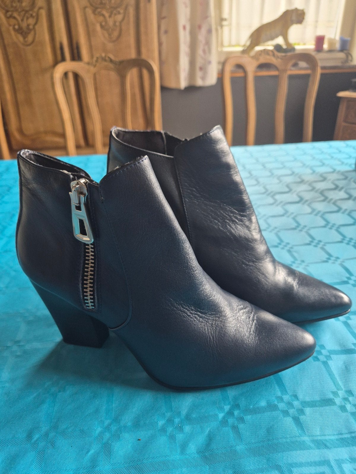 Bottine bleu marine Folie's p.40, Vêtements | Femmes, Chaussures, Comme neuf, Enlèvement, Boots et Botinnes, Bleu