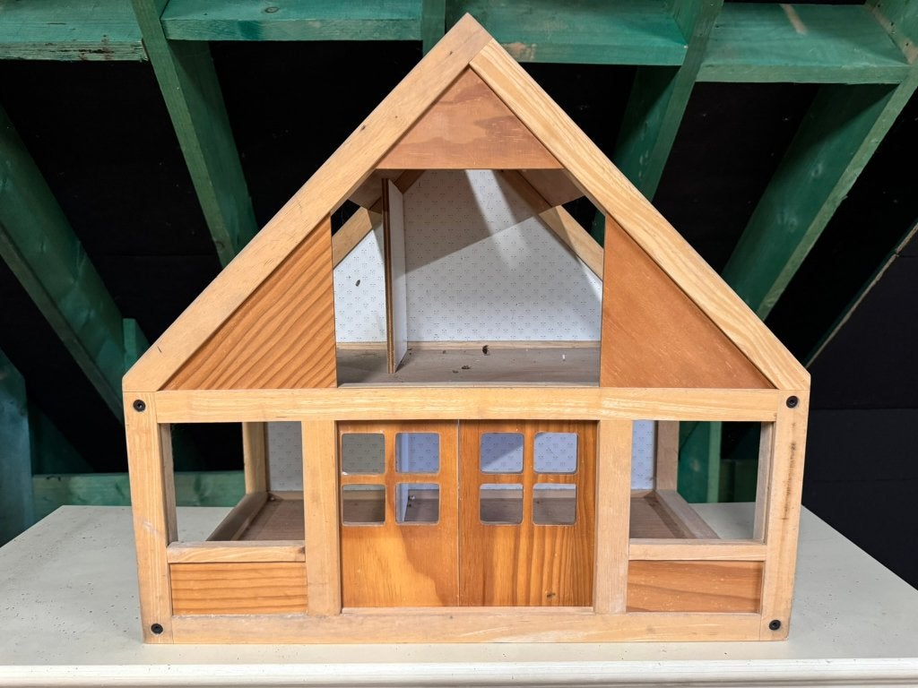 Prachtig houten poppenhuis, Ophalen, Zo goed als nieuw, Poppenhuis
