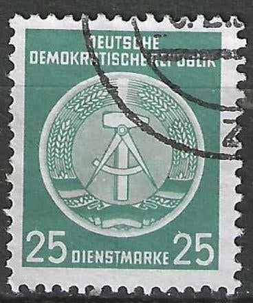 Allemagne DDR 1955 - Yvert 23SE - Service - Compass. (1ER), Timbres & Monnaies, Timbres | Europe | Allemagne, Envoi, RDA, Affranchi