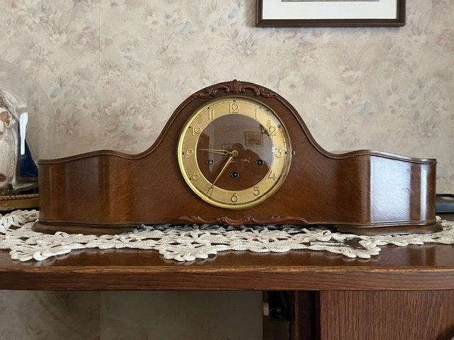 Vintage Junghans Westminster schouwklok, Ophalen