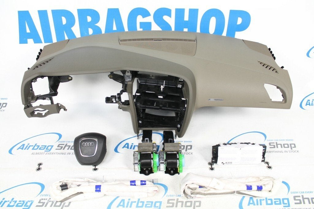 Airbag set Dashboard bruin dak airbags Audi A4 B8 2008-2014, Gebruikt, Ophalen of Verzenden
