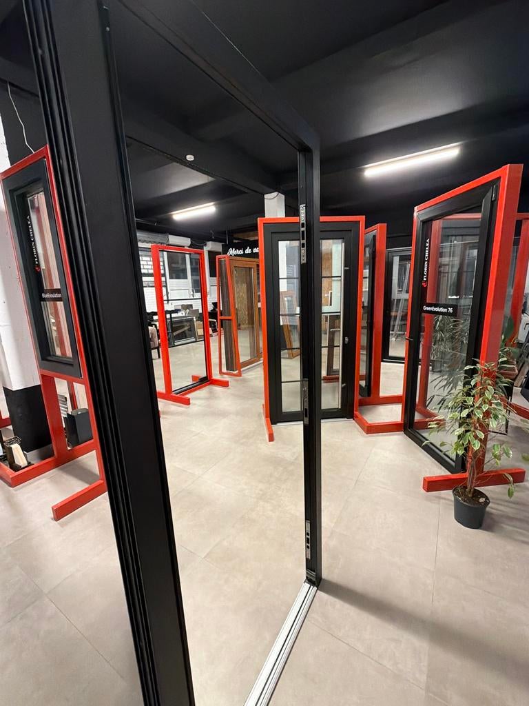 Porte d’entrée, Bricolage & Construction, Châssis & Portes coulissantes, Comme neuf, Autres types, Aluminium, 225 cm ou plus, 75 à 150 cm