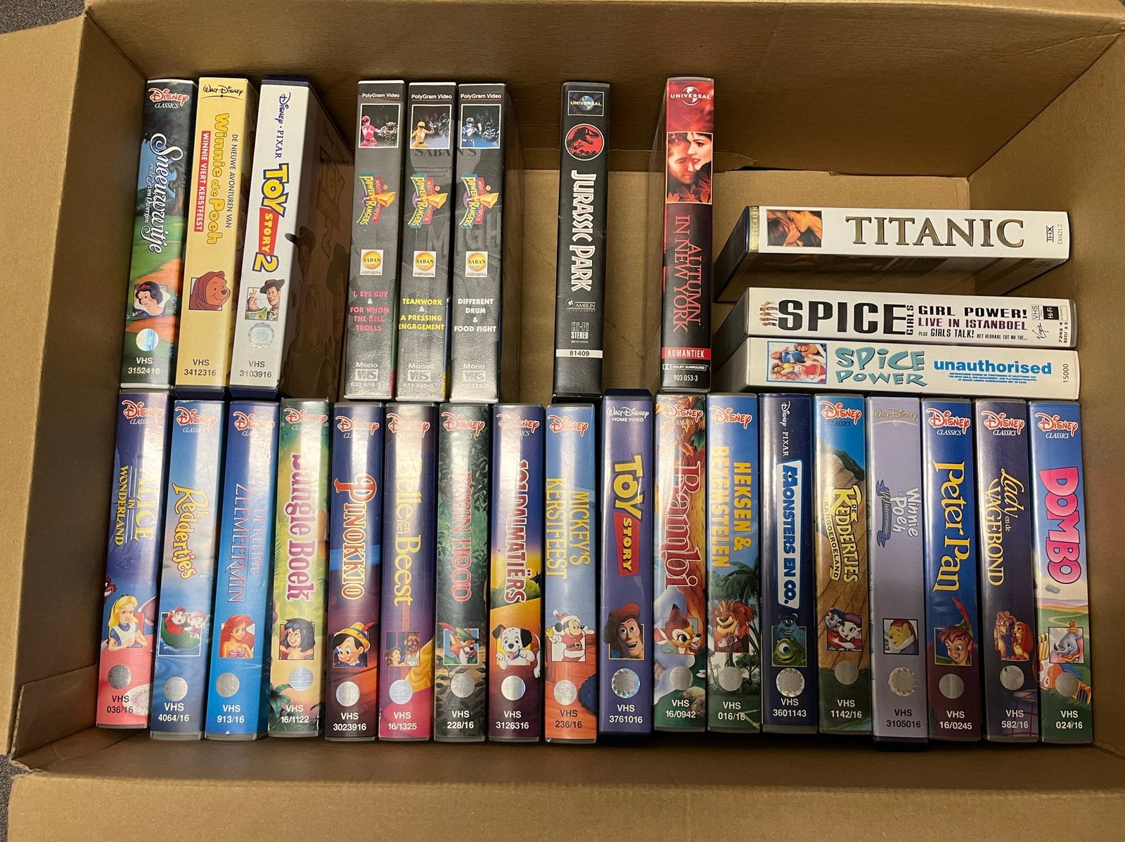Lot VHS cassettes, Tous les âges, Enlèvement, Néerlandais, VHS