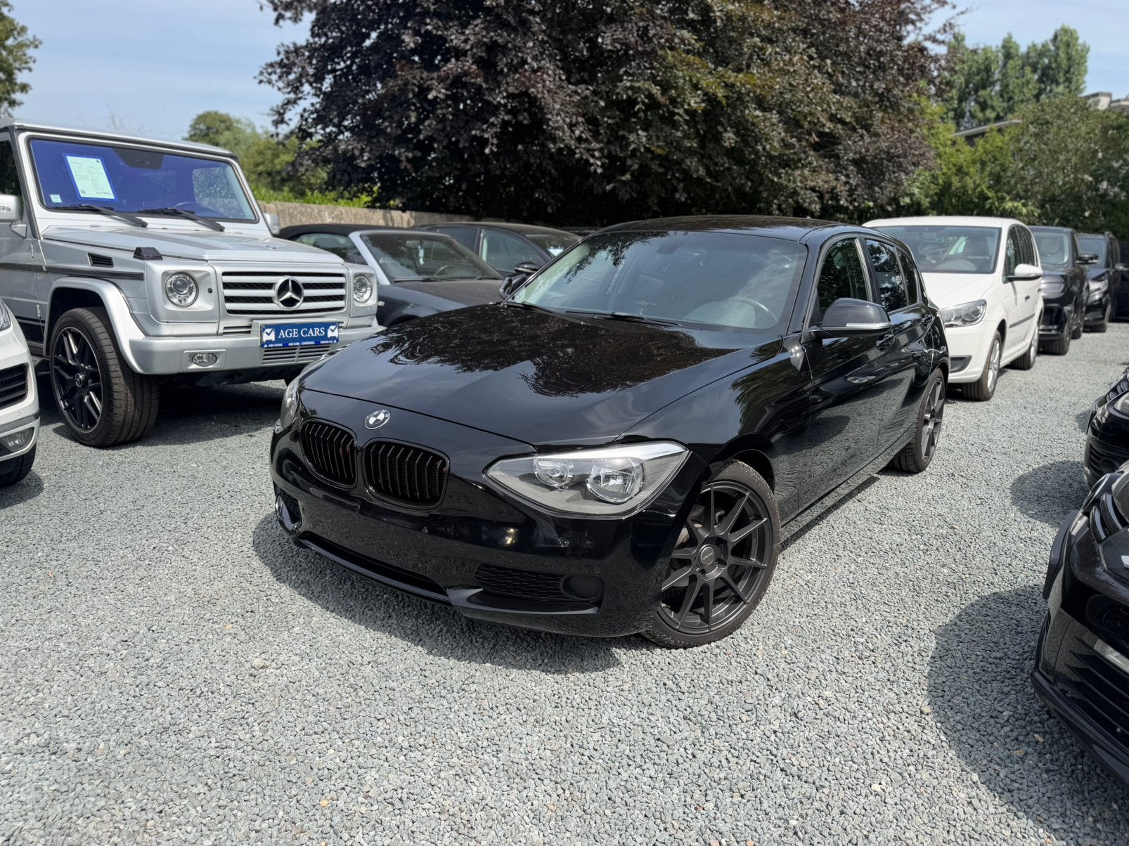 Bmw 116i serie 1 automatique essence, 100 kW, Achat, Entreprise, Noir