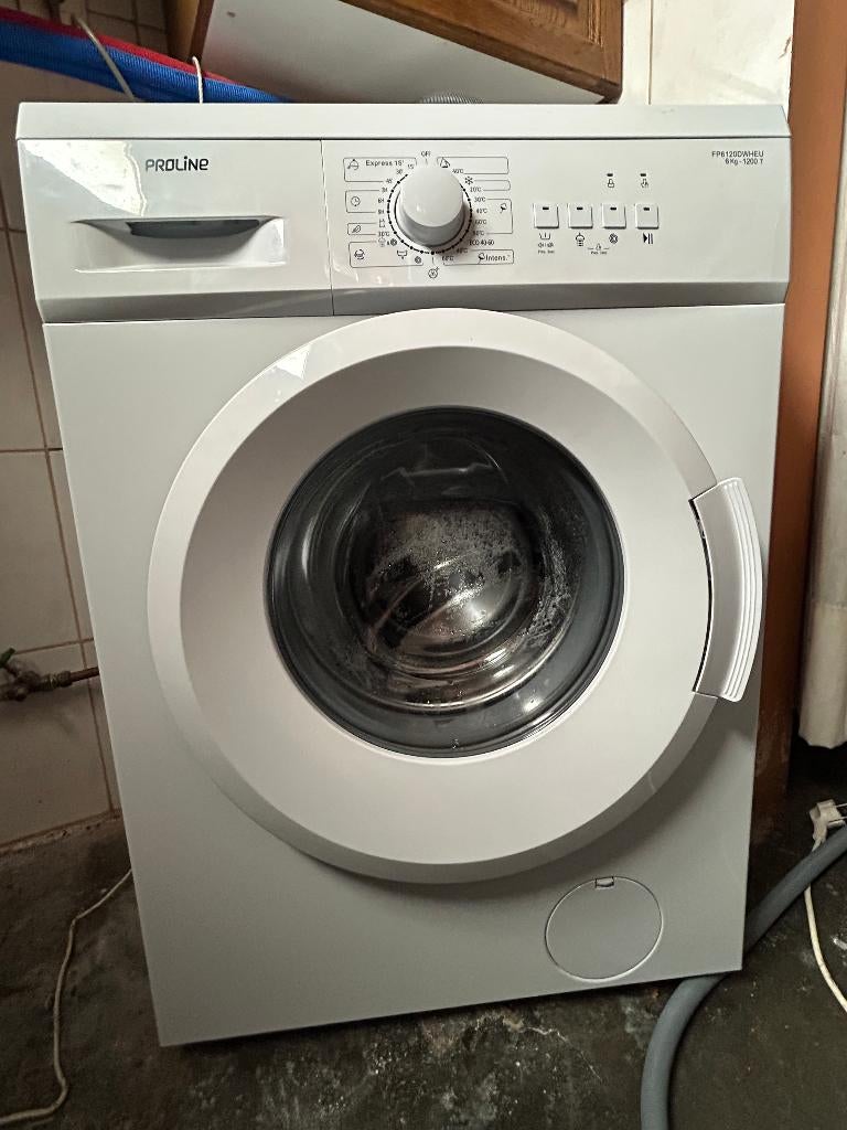 Proline Wasmachine – 4 maanden oud + Garantie!, Zo goed als nieuw, Voorlader, 85 tot 90 cm, Ophalen