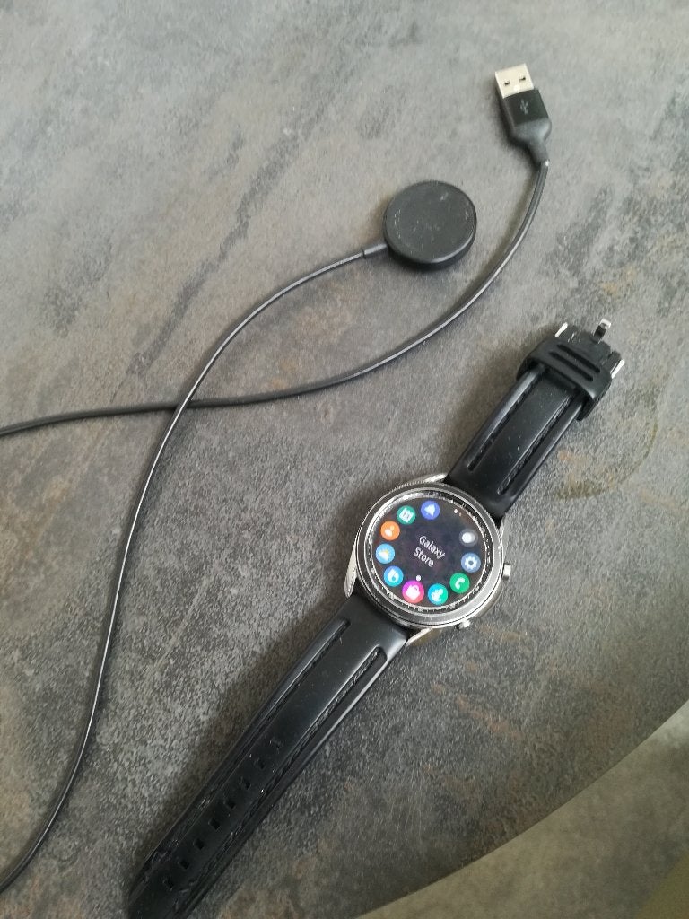 Smartwatch, Ophalen, Zwart, Waterdicht, Samsung Galaxy
