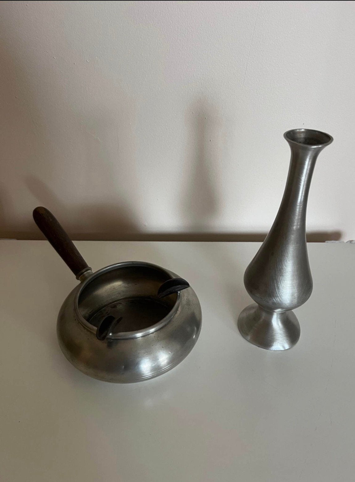 Cendrier et vase, Antiquités & Art, Antiquités | Argent & Or, Enlèvement ou Envoi