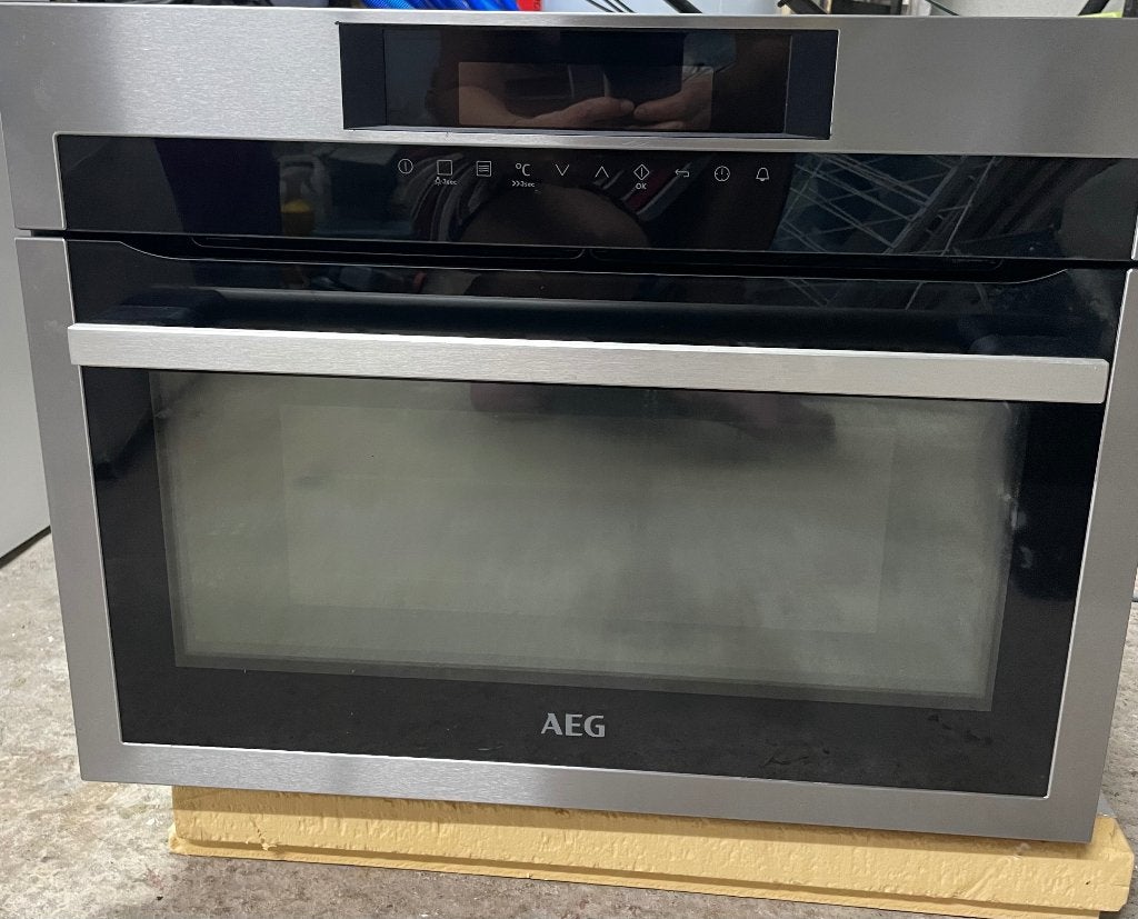 AEG Inbouw Combi-oven 45 cm RVS, Ophalen, AEG, Inbouw, Combi-oven