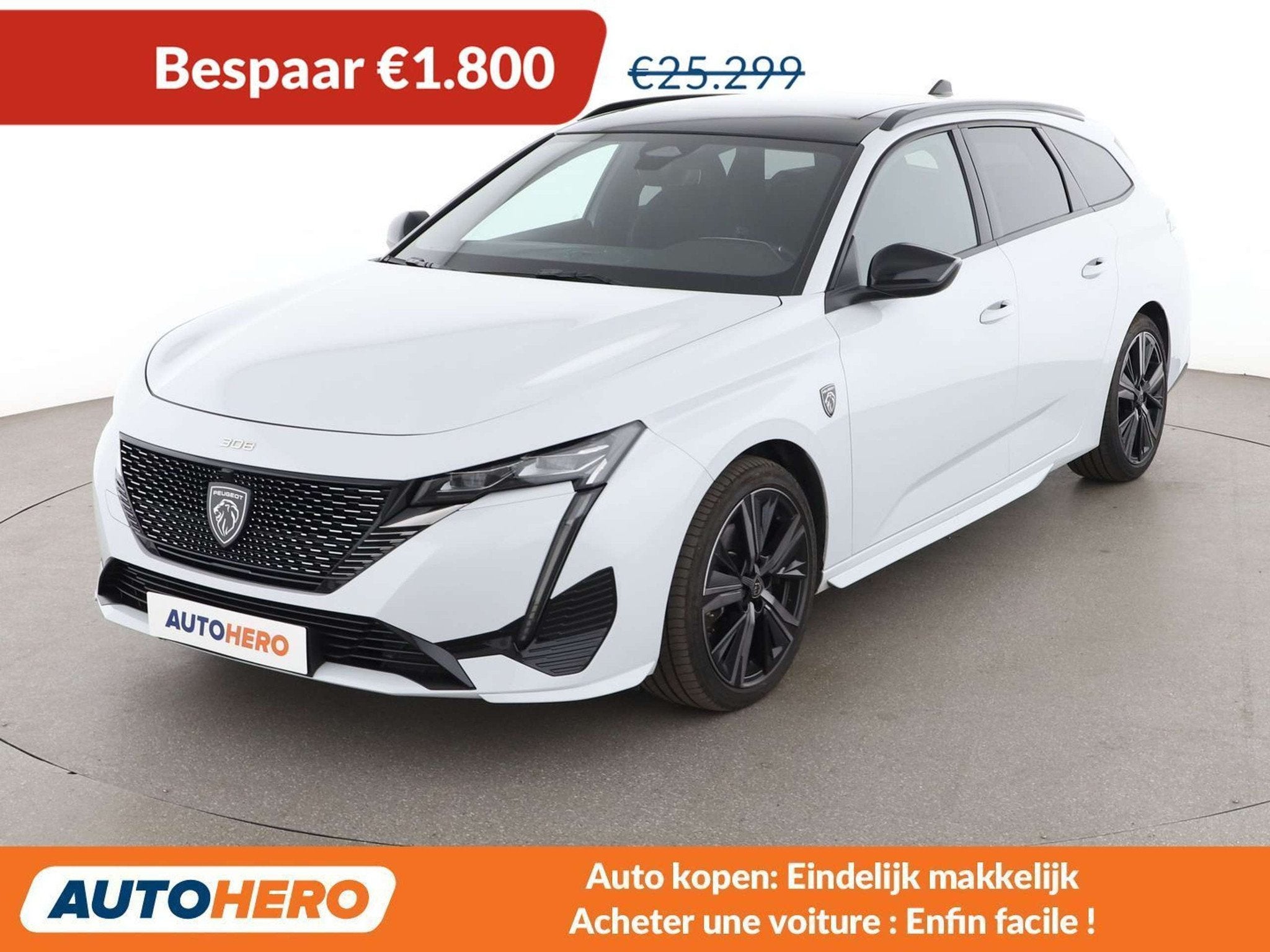Peugeot 308 1.2 Mild-Hybrid GT (automatique), Autos, 100 kW, Achat, Euro 6, Détection des panneaux routiers