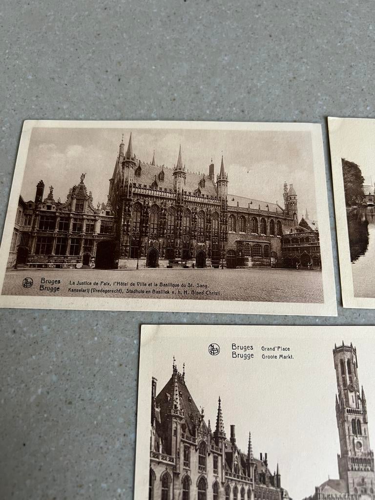 Cartes postales anciennes Bruges Anvers Liège Arlon Namur, Photo, Comme neuf, Envoi, 1940 à 1960