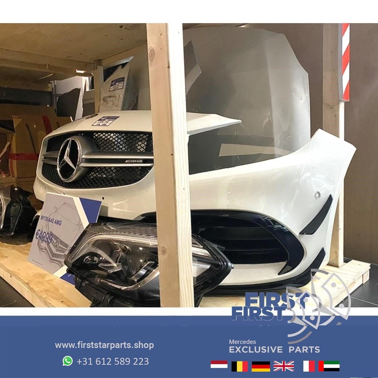 W176 A45 AMG FACELIFT PERFORMANCE VOORKOP WIT Mercedes A 45, Utilisé, -, Avant, -