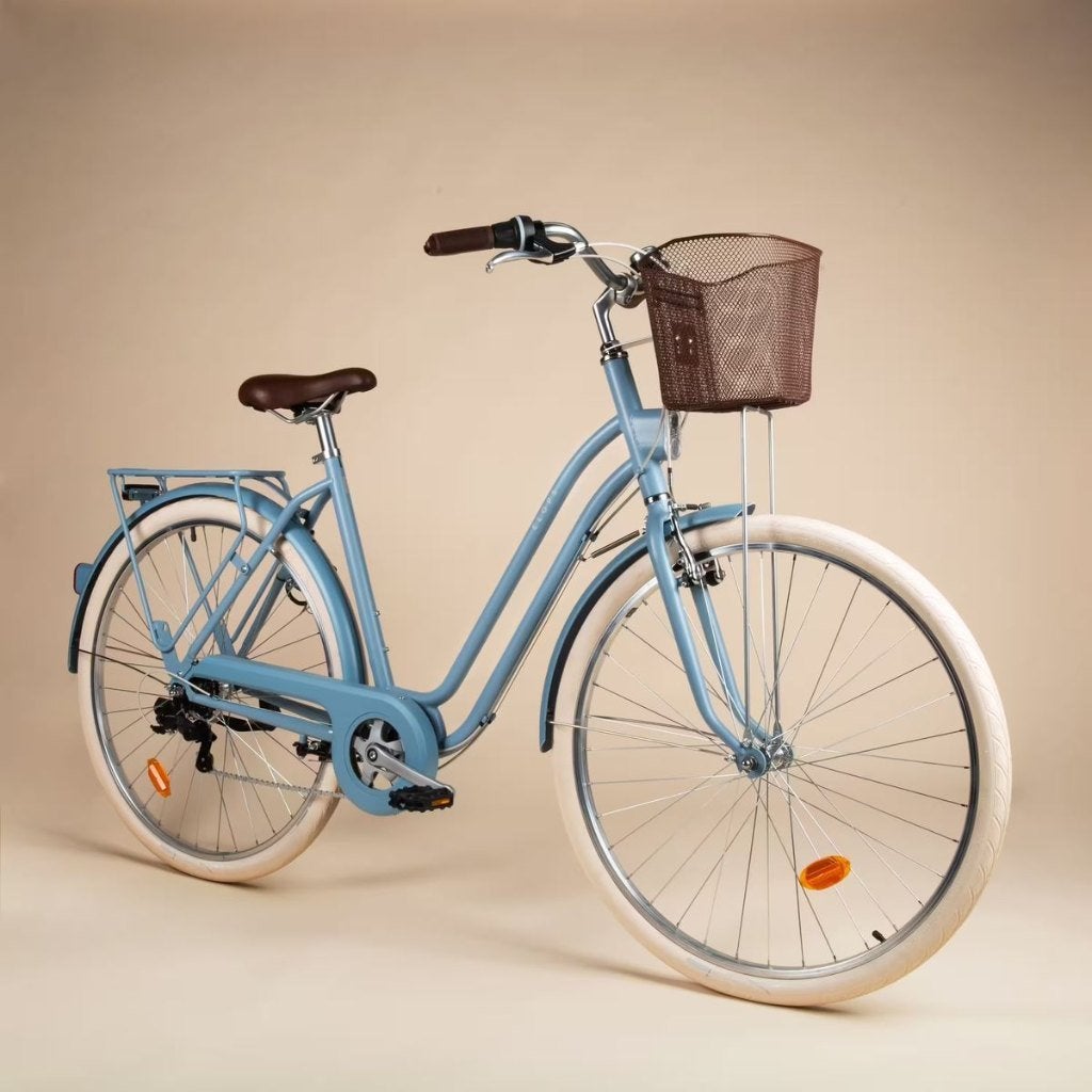 Stadsfiets Btwin laag frame Meisjes/Damesfiets, Accès (extra) bas, Autres marques, Frein sur jante, Comme neuf