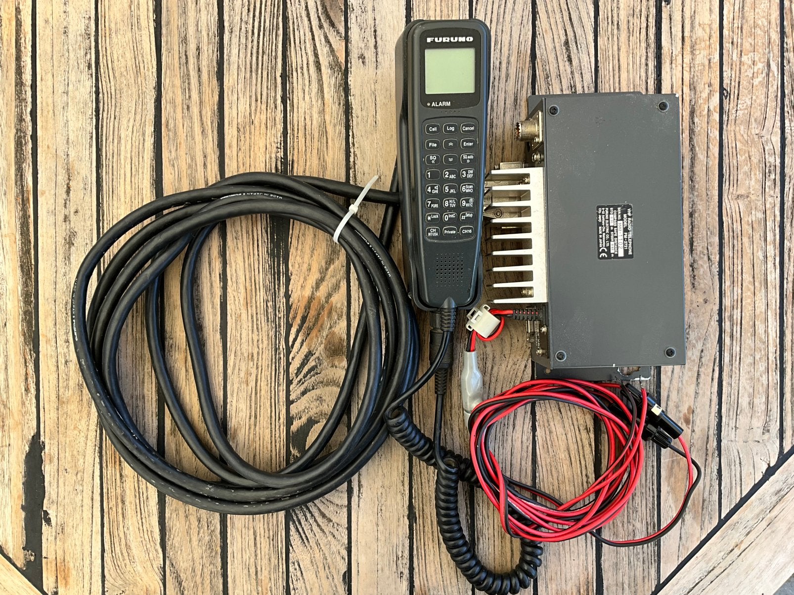 VHF Furuno FM-2721, Enlèvement, Utilisé