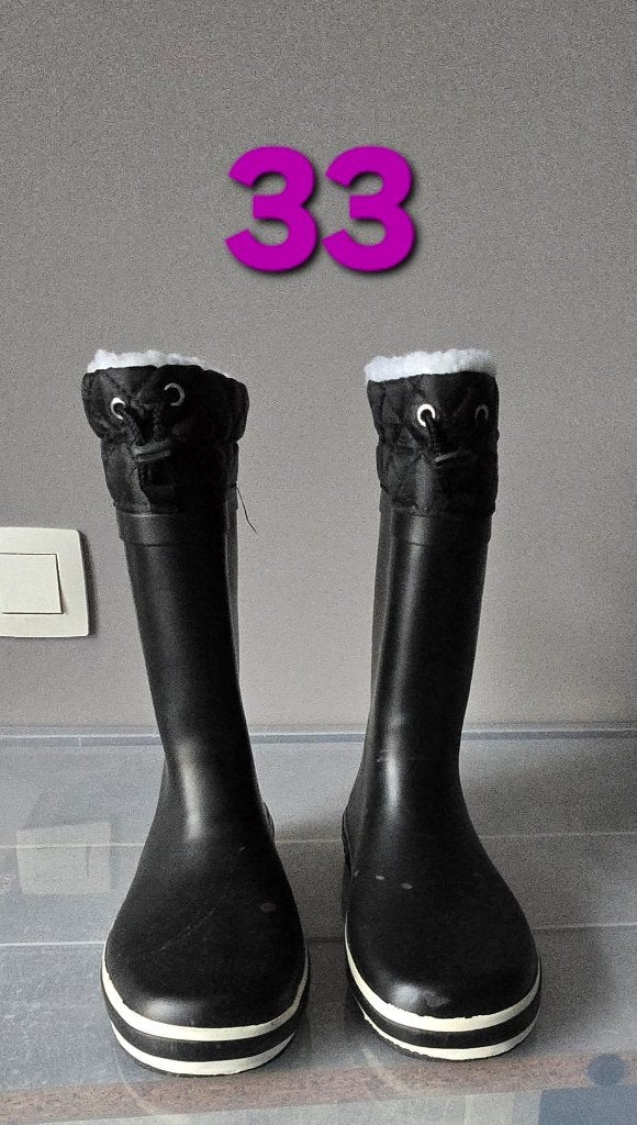 Botte de pluie enfants, Enlèvement, Comme neuf, Noir, Bottes de pluie