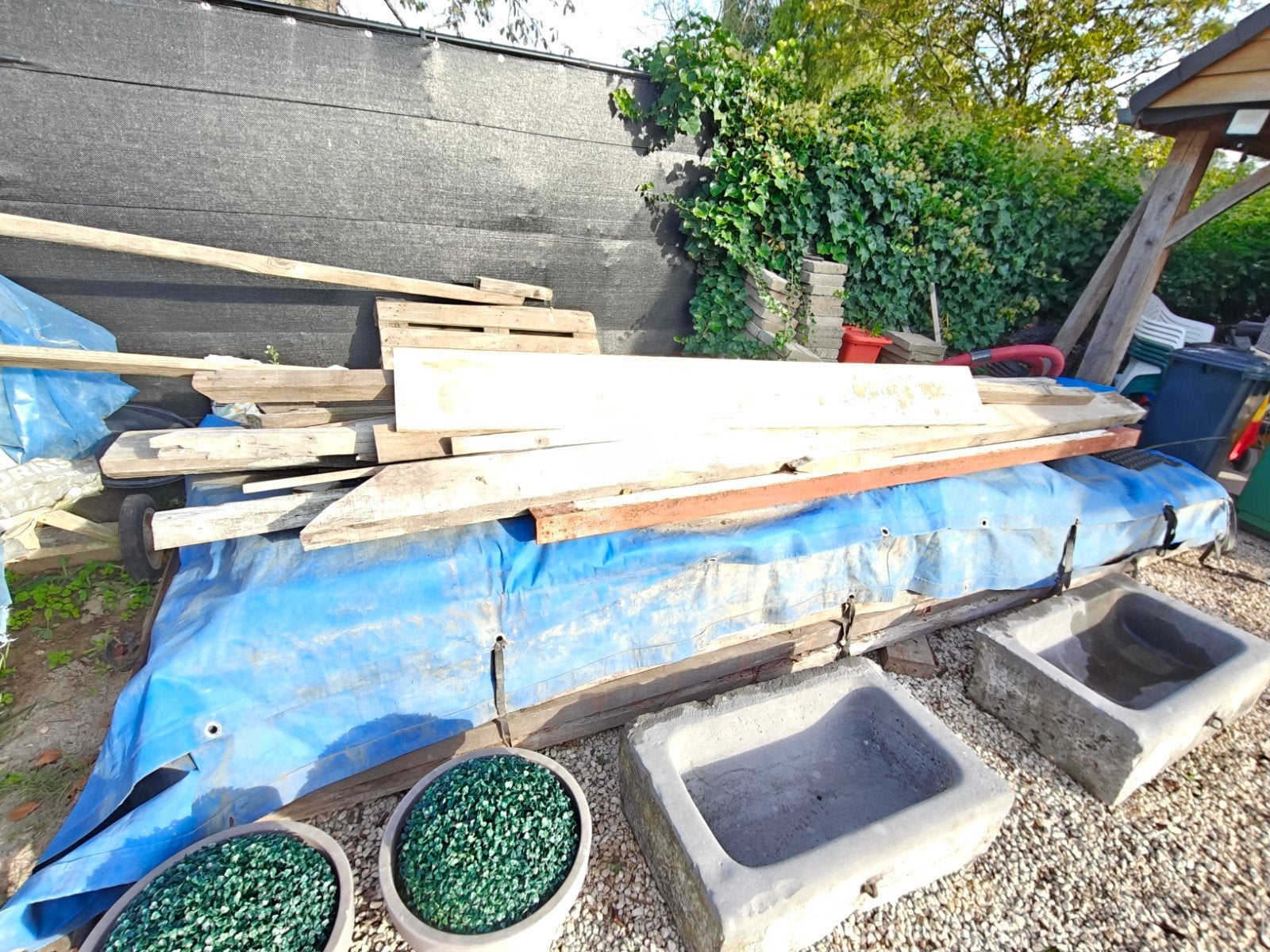 Houten balken, bruggen, kepers, planken..., Doe-het-zelf en Bouw, Ophalen