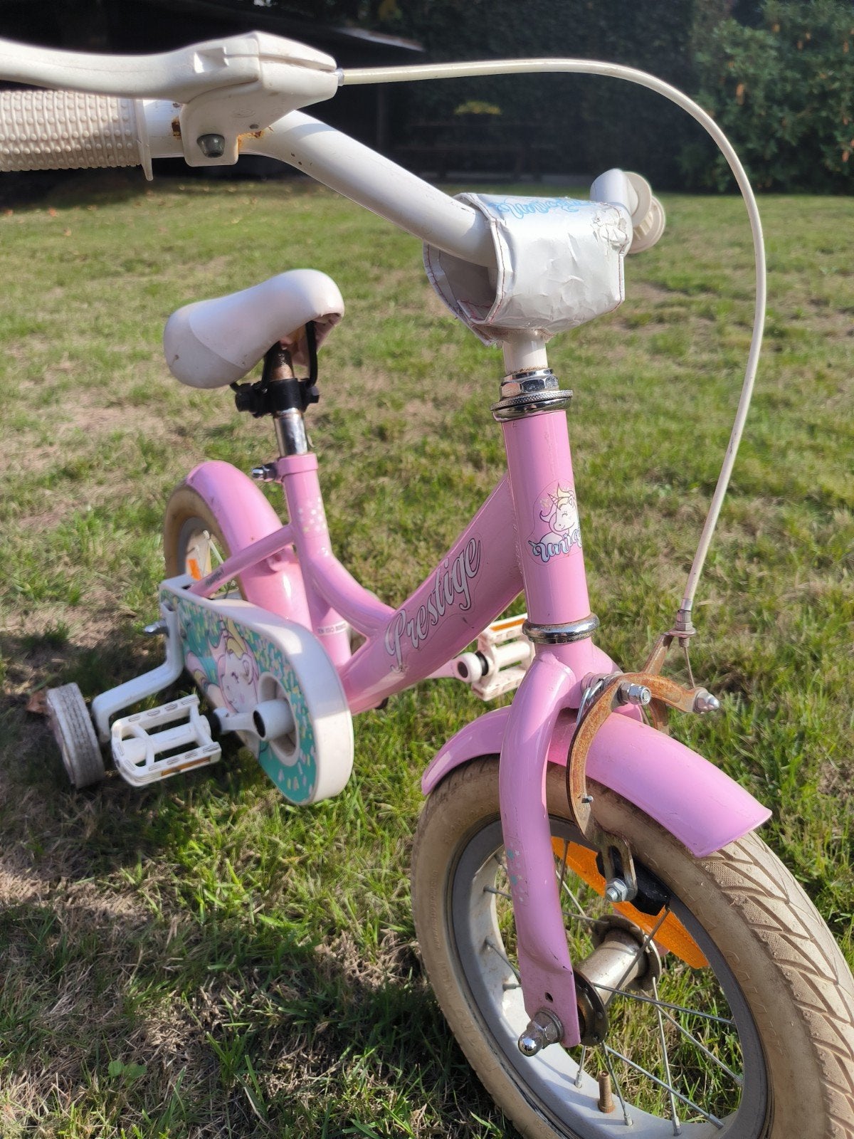 Eerste fietsje, Ophalen