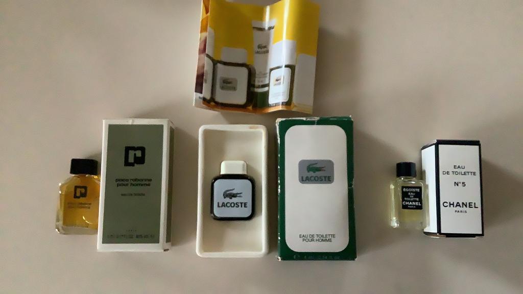 Miniaturen parfum met doos, Enlèvement ou Envoi, Utilisé, Miniature