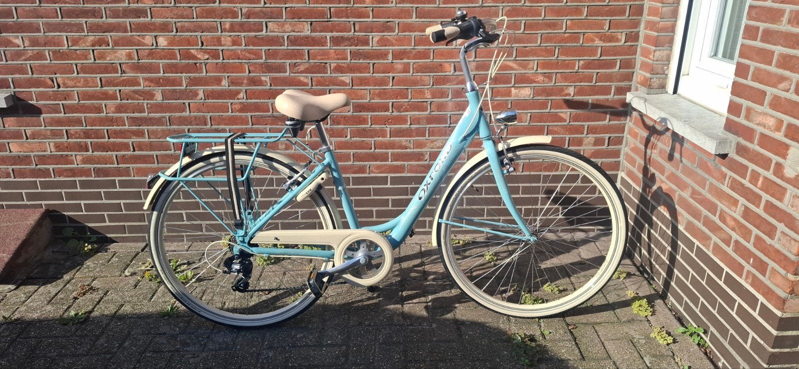 Damesfiets Oxford in nagenoeg nieuwe staat, Velgrem, Versnellingen, Zo goed als nieuw, Minder dan 47 cm