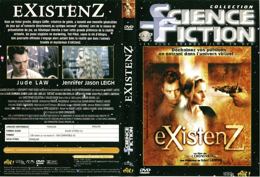 ExistenZ, Vanaf 12 jaar, Verzenden, Nieuw in verpakking, Science Fiction