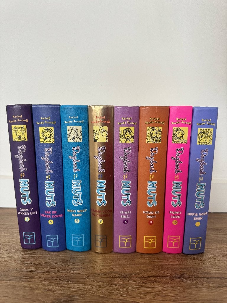 8 boeken Dagboek van een Muts, Livres, Enlèvement ou Envoi, Utilisé