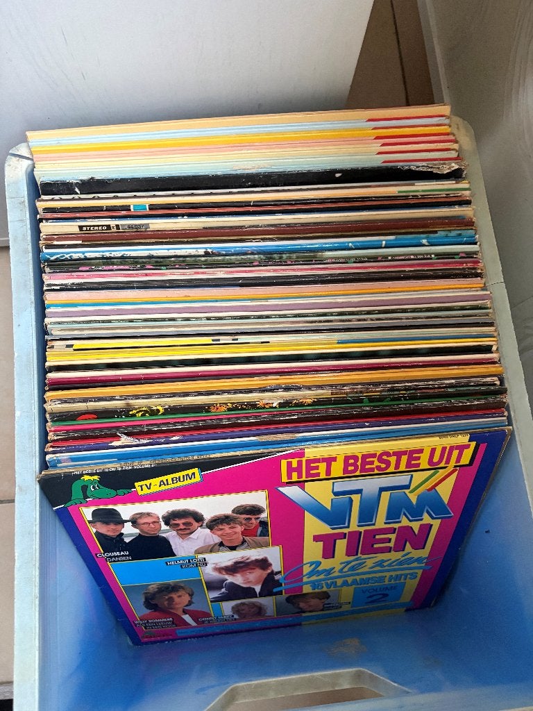 60 vinyl LP's in één koop, Ophalen, LP, Gebruikt, Complilatie