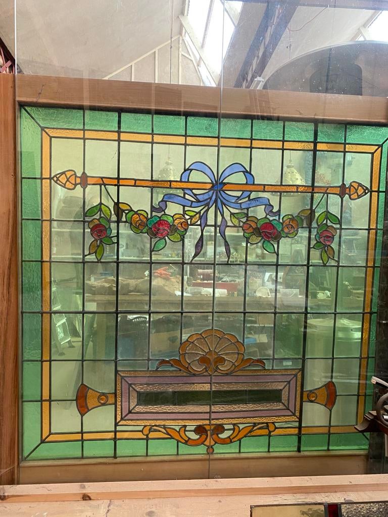 fraai glas in loodraam perfecte staat, Doe-het-zelf en Bouw, Ophalen, Zo goed als nieuw