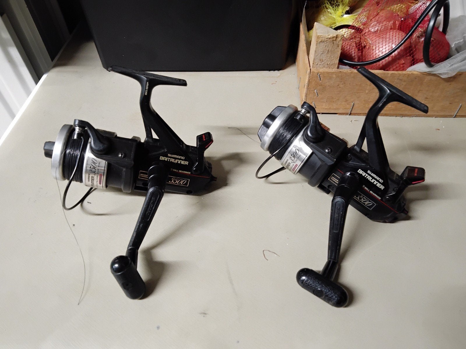 Shimano 3500 baitrunners, Enlèvement