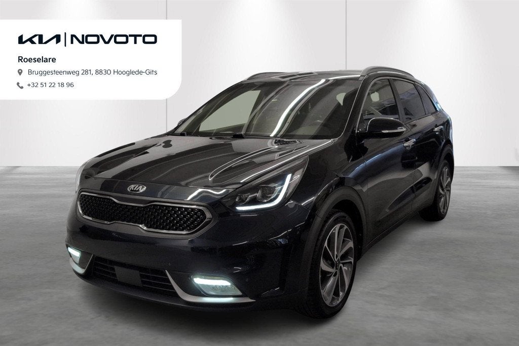 KIA Niro Sense 1.6 GDi HEV 6DCT, Auto's, Stof, Gebruikt, Zwart, 4 cilinders