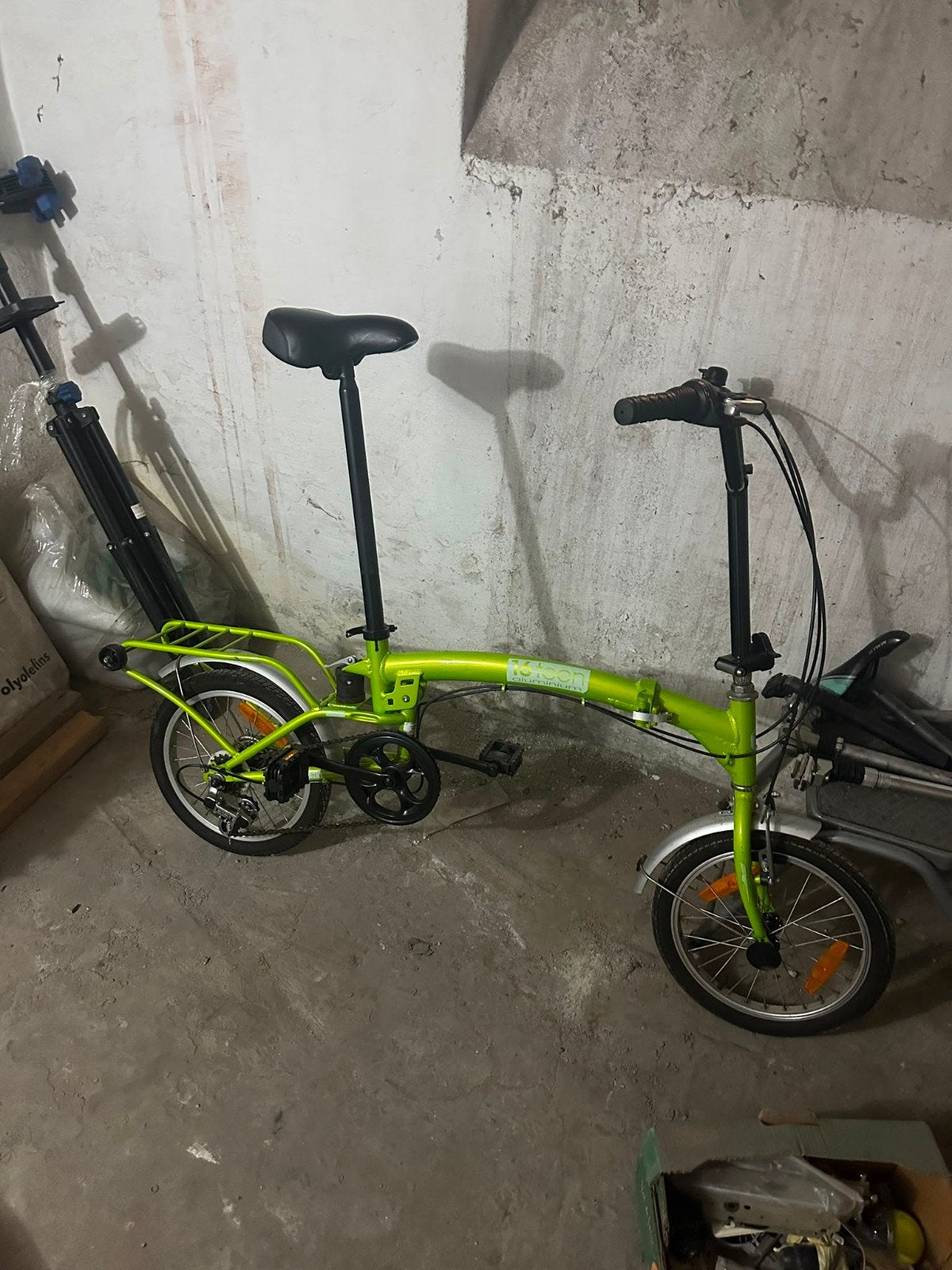 plooifiets wielmaat 20inch, Ophalen